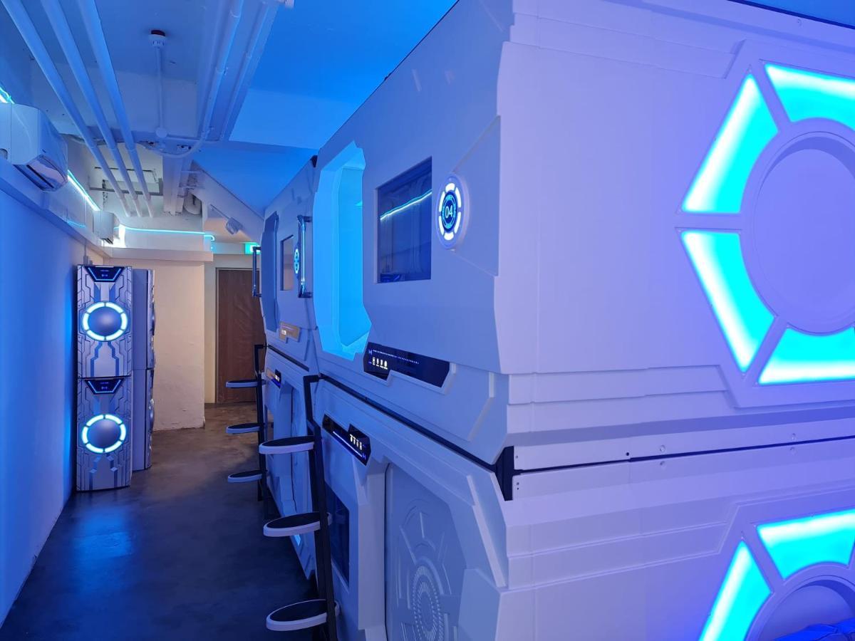 Galaxy Pods Capsule Hotel Boat Quay Singapura Luaran gambar