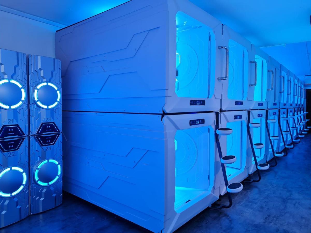 Galaxy Pods Capsule Hotel Boat Quay Singapura Luaran gambar