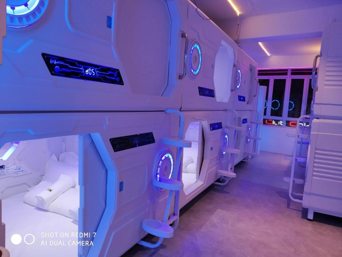 Galaxy Pods Capsule Hotel Boat Quay Singapura Luaran gambar